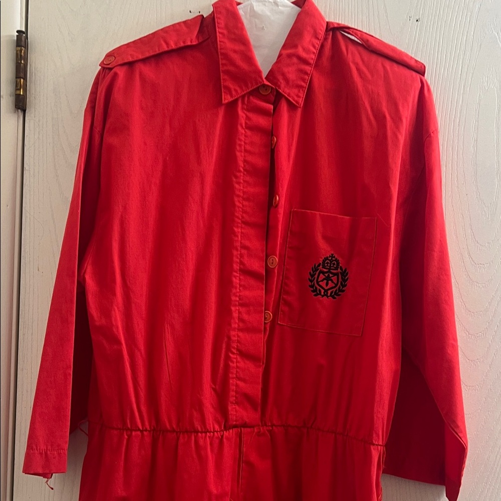 Red Long Sleeve Dress